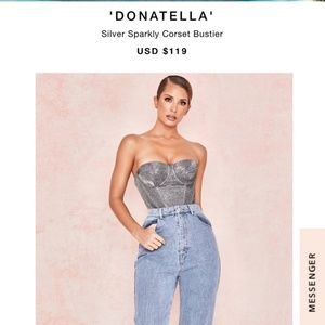 House of CB corset/bustier sliver